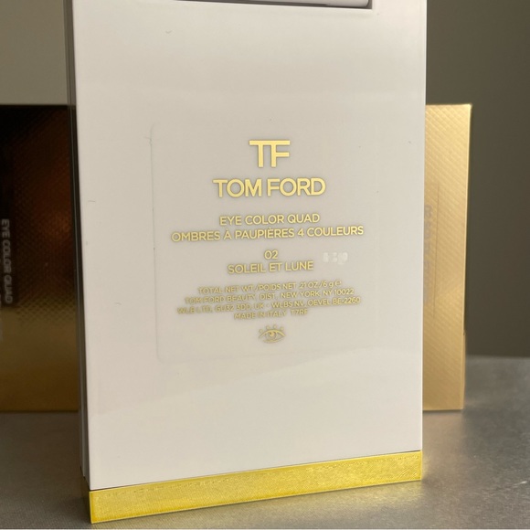Tom Ford EYE COLOR QUAD OMBRES À PAUPIÈRES 4 COULEURS 02 SOLEIL ET LUNE - Picture 3 of 7